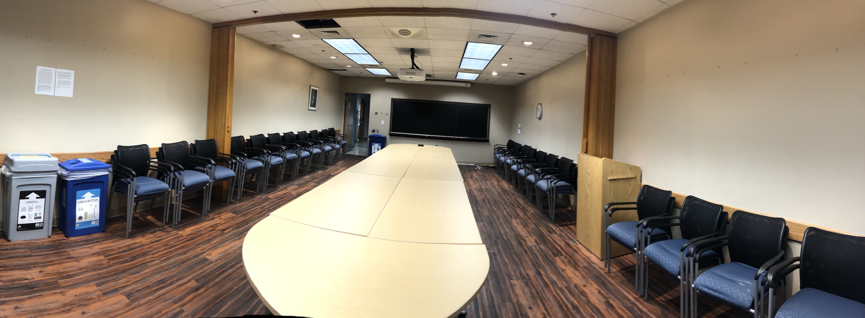 Koshland Hall 338 Conference Room Layout Photo