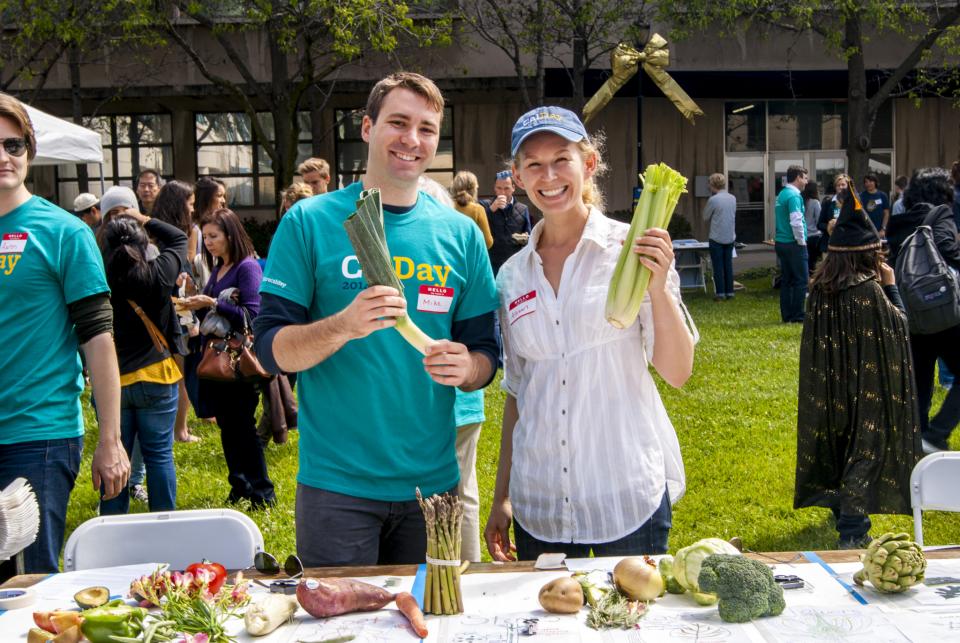 Michael Steinwand and Allison Schwartz, Plant Student Group (Anniesha Daniel Photo)