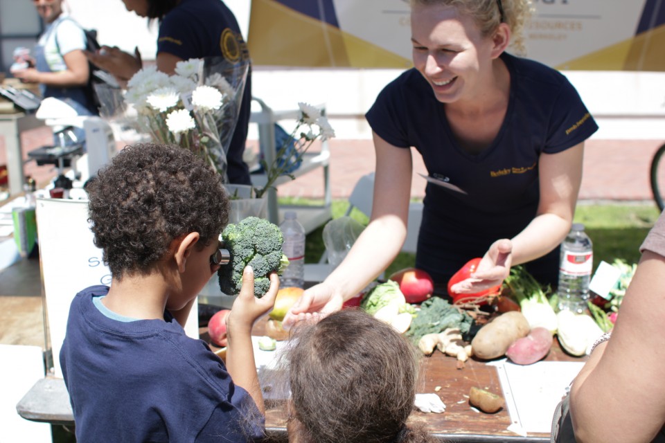 Allison Schwartz and plants (Photo by Queena Xu)